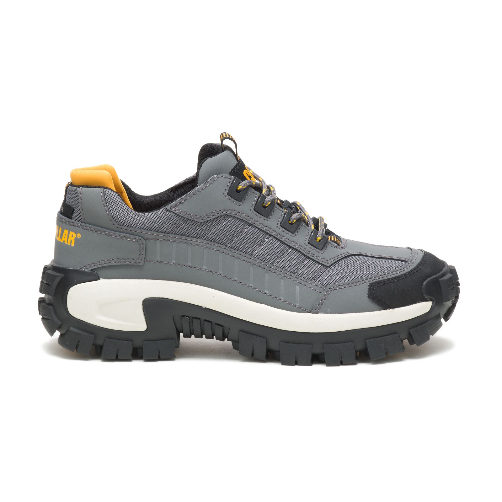 Caterpillar Shoes South Africa - Cat Men's Invader Steel Toe Steel Toe Shoes Grey LK1850369